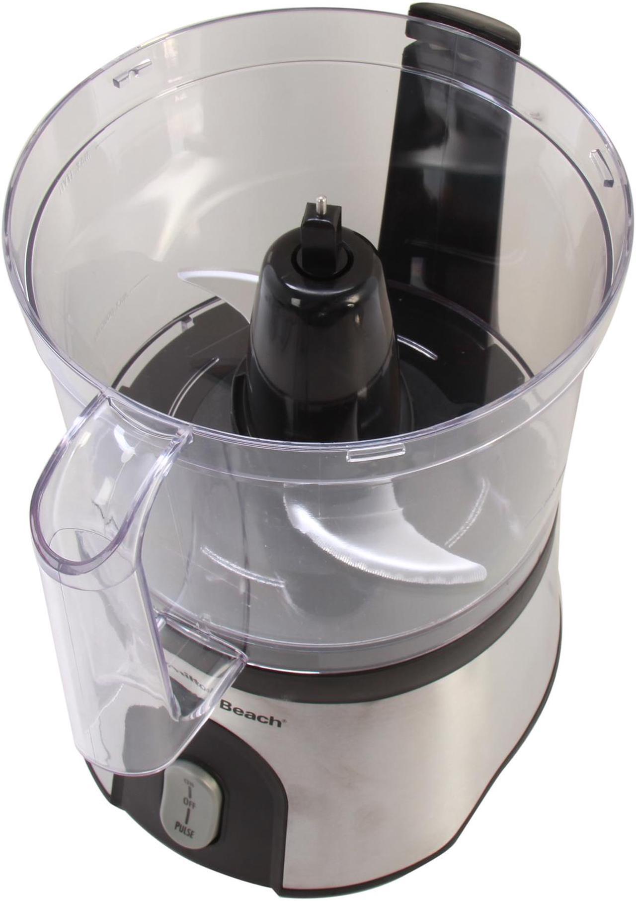 Alt view image 6 of 7 - Hamilton Beach 70760 10-Cup Food Processor with Compact Storage, Black & Stainless