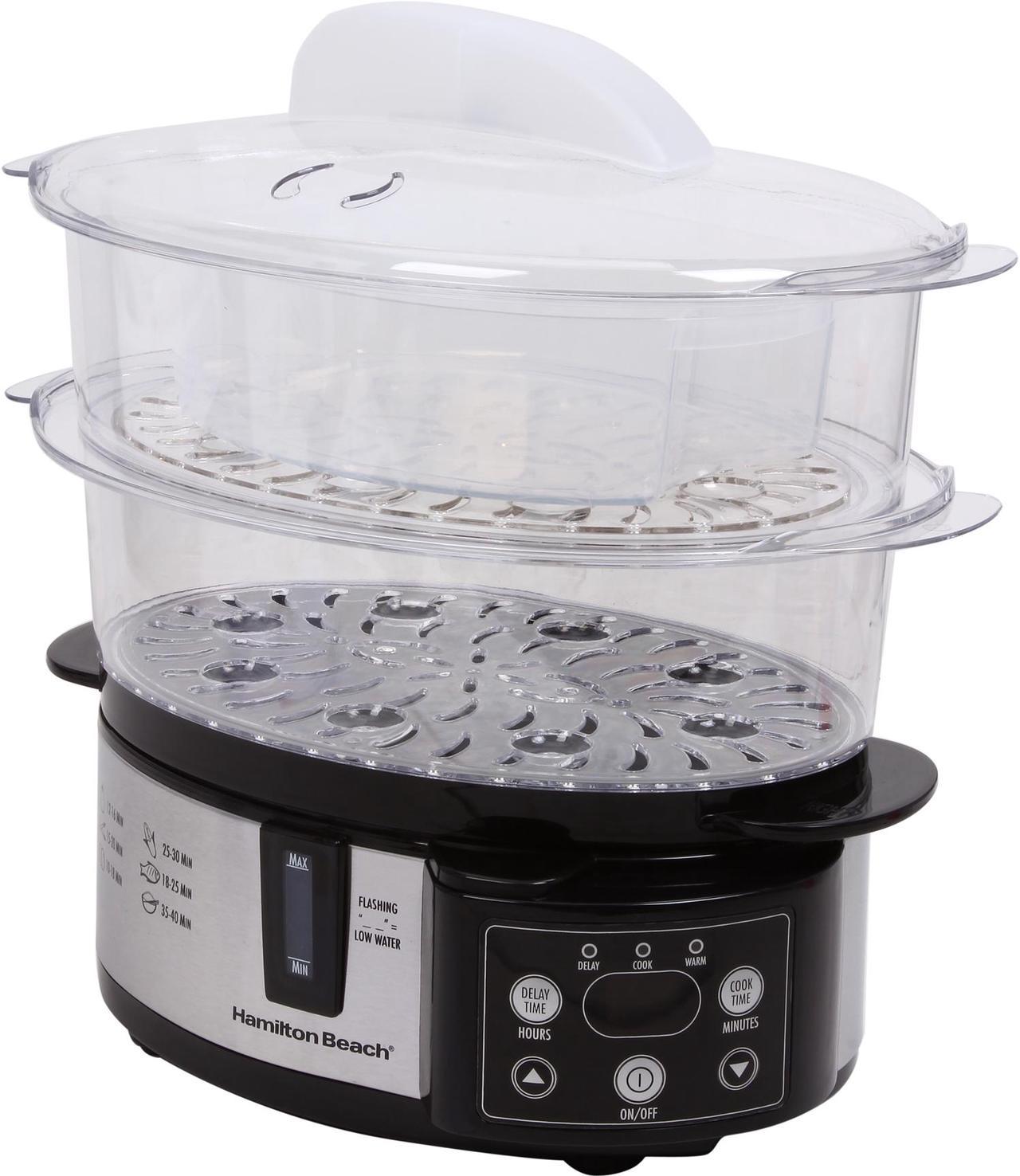 Hamilton Beach 37537 Digital Two-Tier Food Steamer