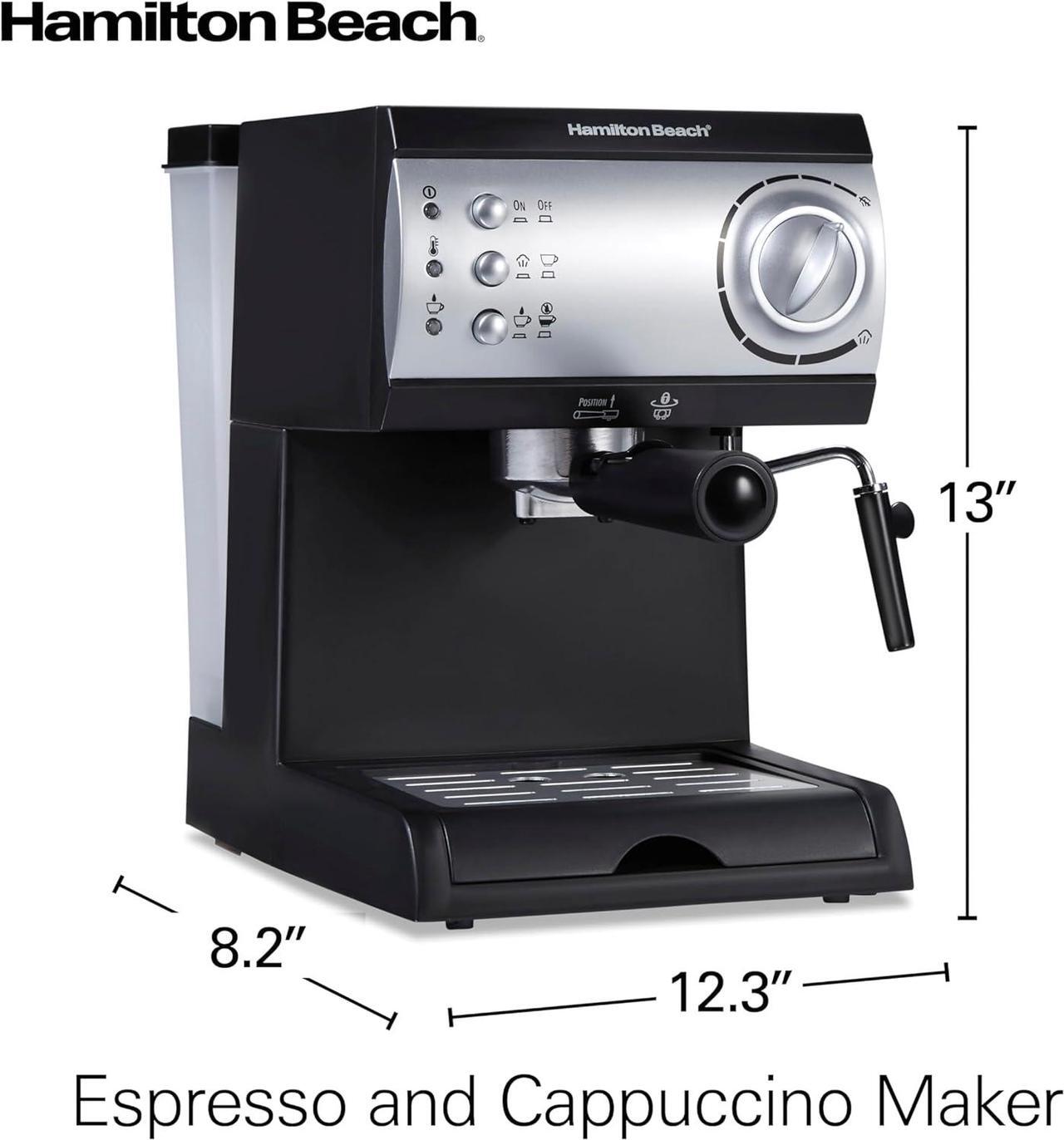 Alt view image 8 of 8 - Hamilton Beach 40715 Espresso Maker