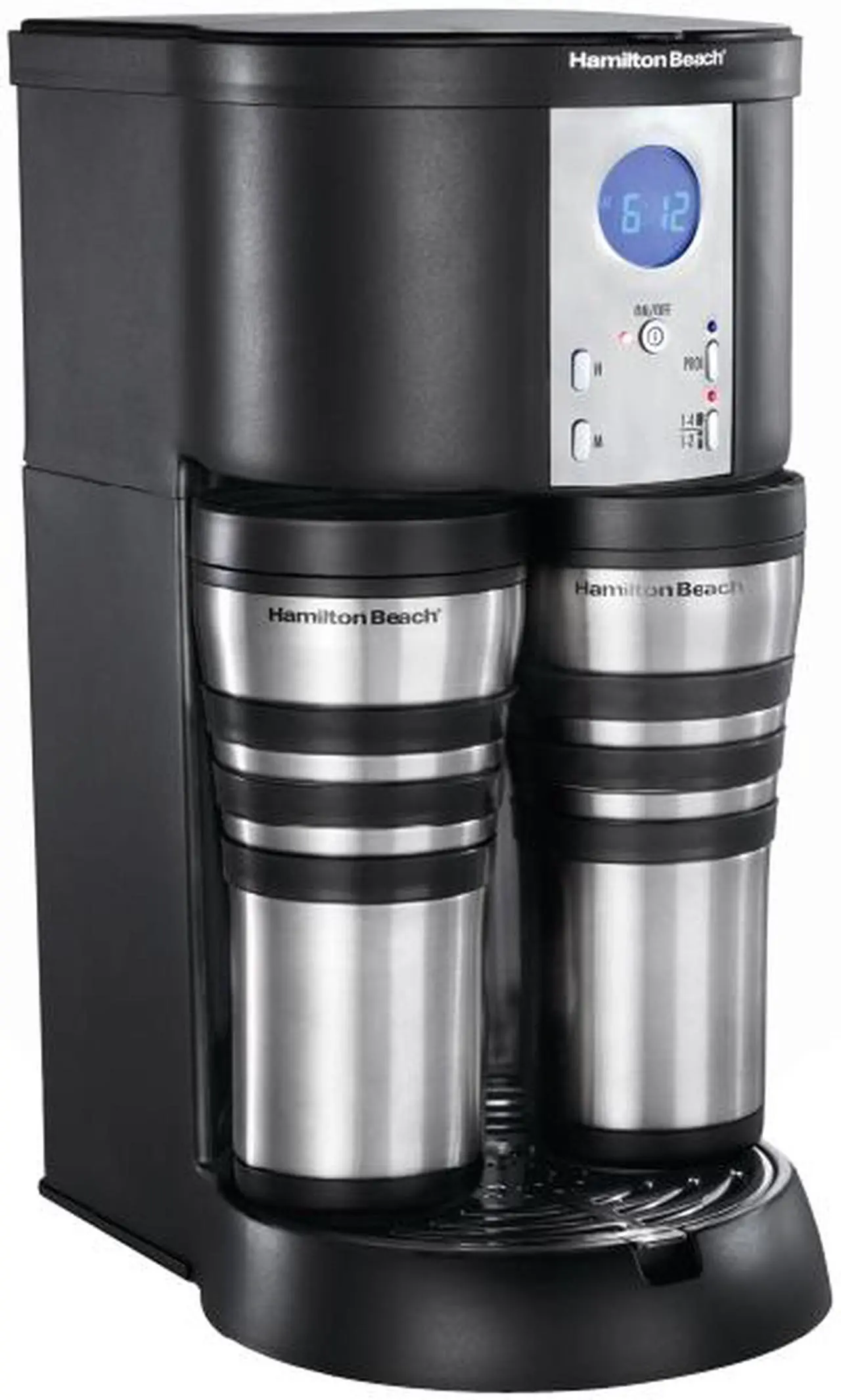 Main image of Hamilton Beach 45237R Black Stay Or Go Digital Thermal Coffeemaker