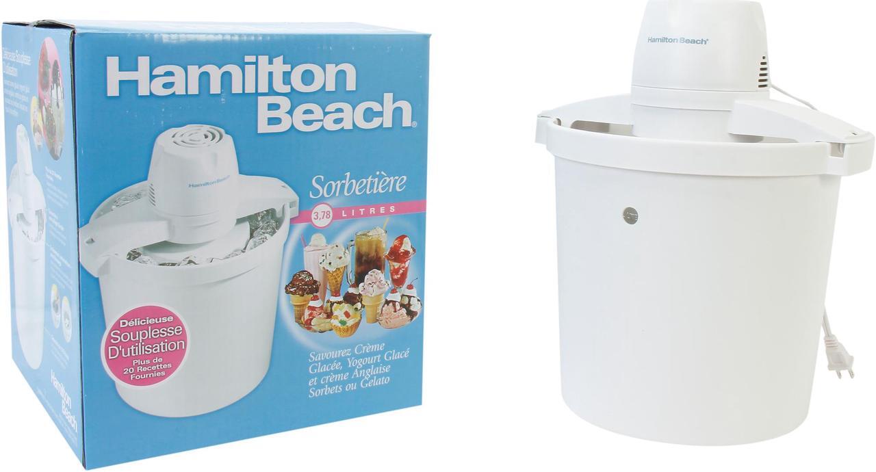 Alt view image 7 of 7 - Hamilton Beach 68330R 4 Quart Ice Cream Maker