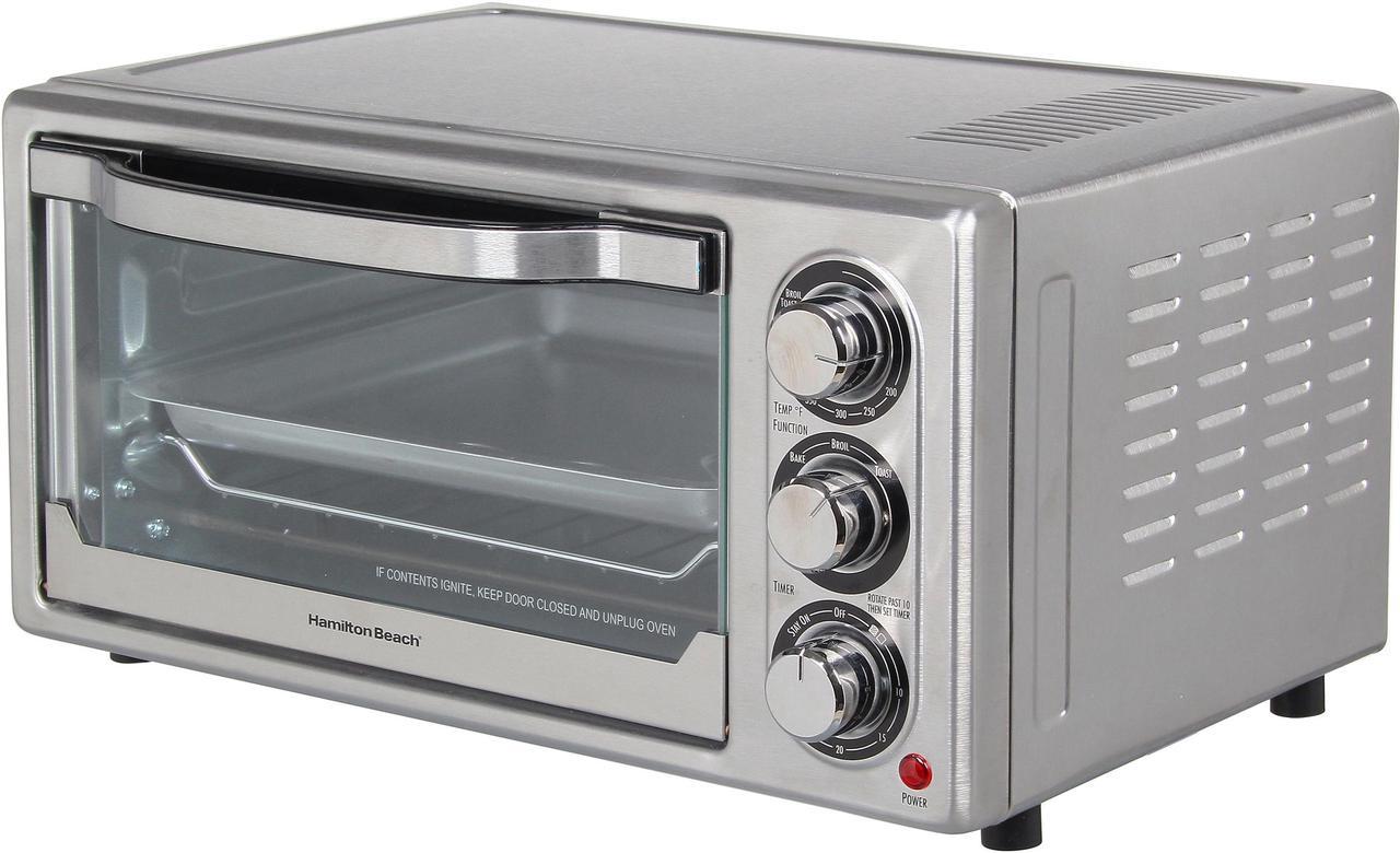 Hamilton Beach 31511 Stainless Steel Stainless Steel 6 Slice Toaster Oven