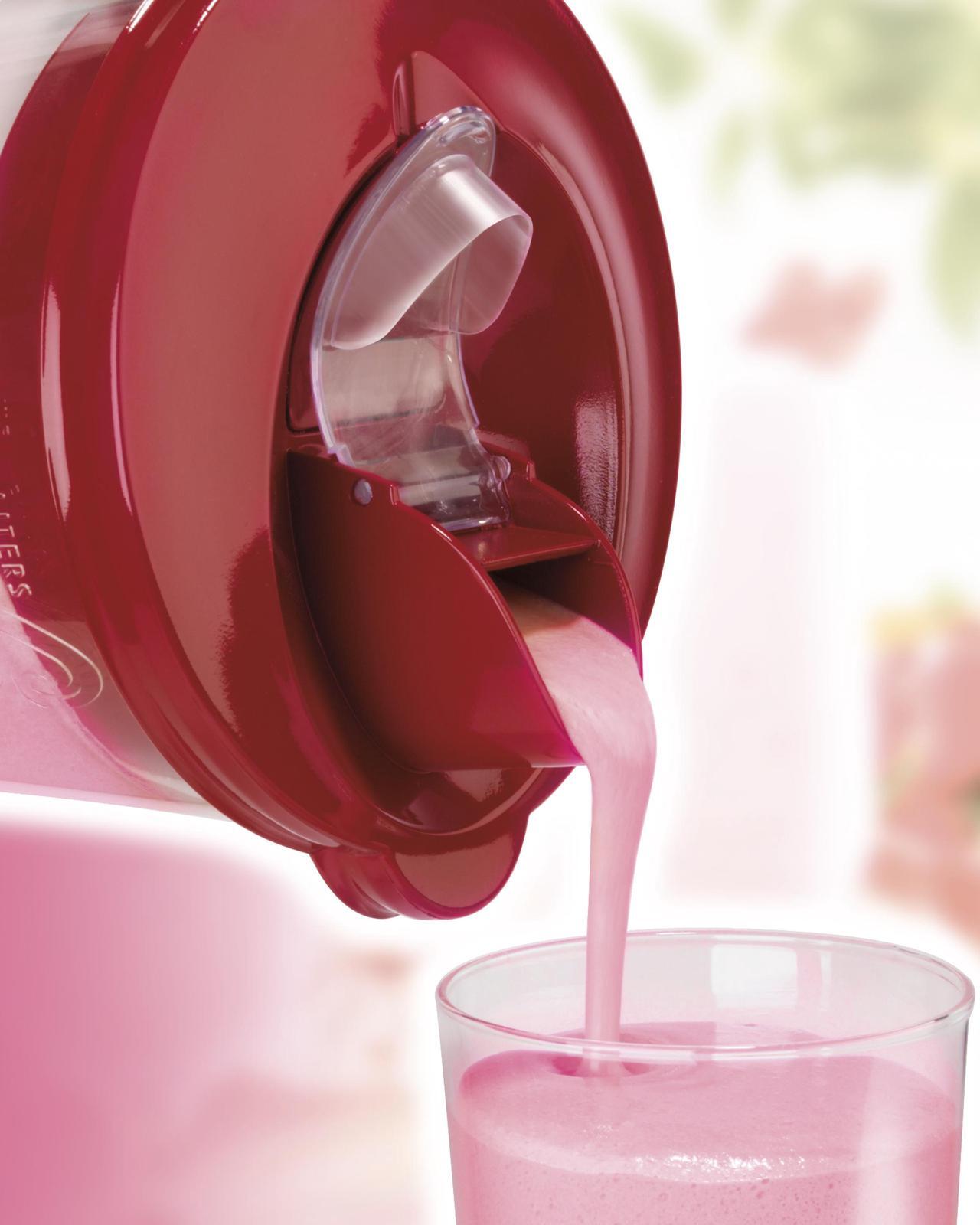 Alt view image 3 of 4 - Hamilton Beach 58147 Multi-Function Blender with Mess-free 40oz Glass Jar, Red