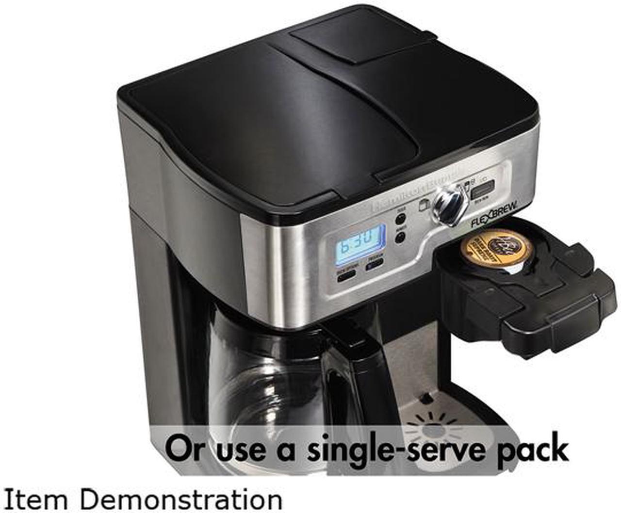 Alt view image 3 of 6 - Hamilton Beach 2-Way FlexBrew 1-12 Cup K-Cup Ready Coffee Maker Brewer 49983