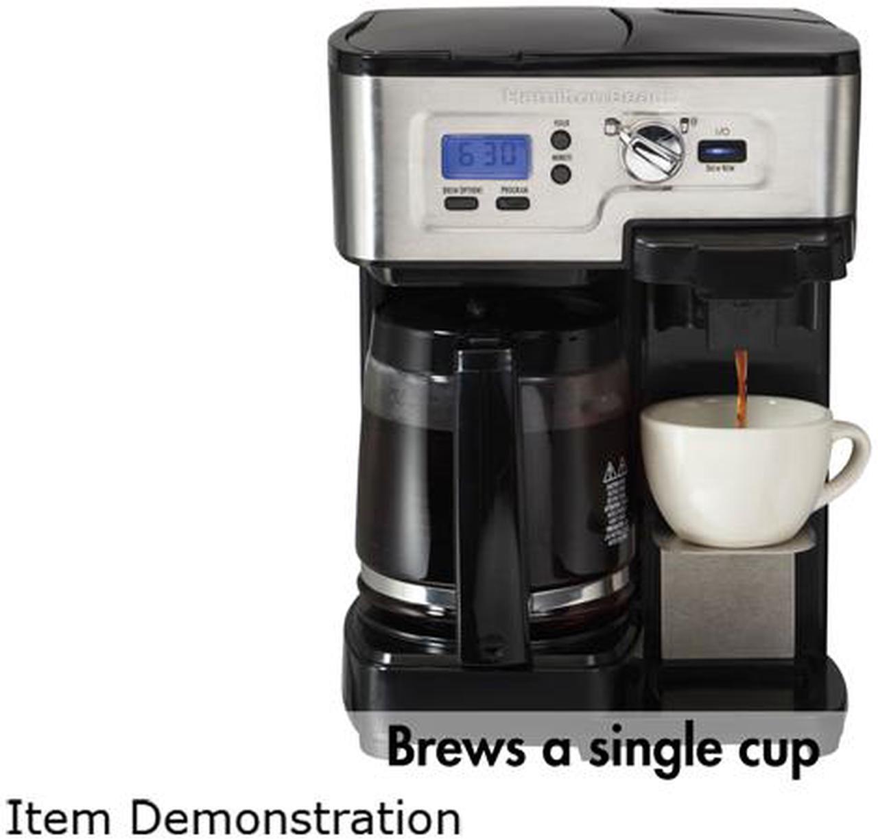 Alt view image 2 of 6 - Hamilton Beach 2-Way FlexBrew 1-12 Cup K-Cup Ready Coffee Maker Brewer 49983