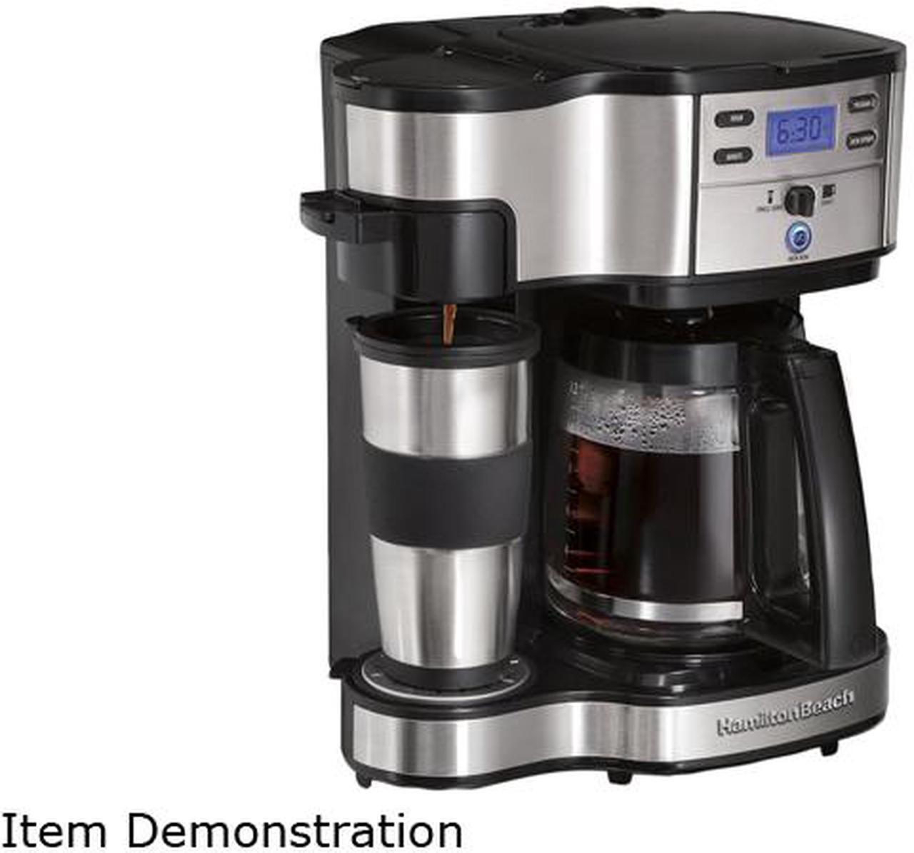 Main image of Hamilton Beach 49980R Black 2-Way Single Serve Brewer and Coffee Maker