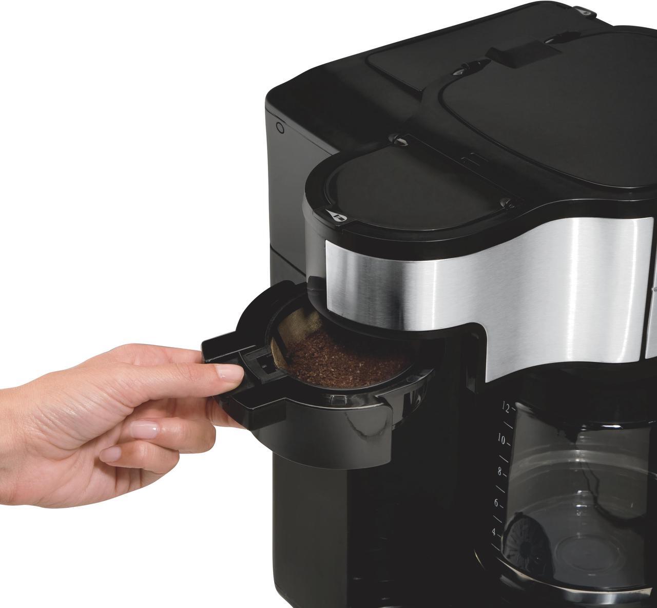 Alt view image 6 of 8 - Hamilton Beach 49980R Black 2-Way Single Serve Brewer and Coffee Maker