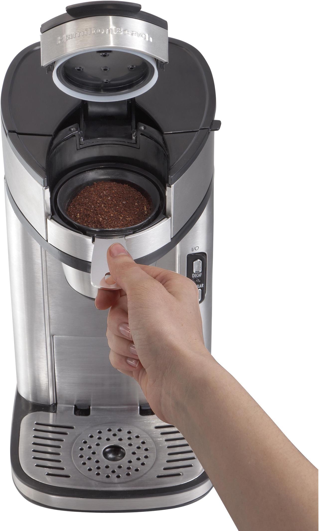 Alt view image 3 of 7 - Hamilton Beach The Scoop Single-Serve Coffee Maker 49981R