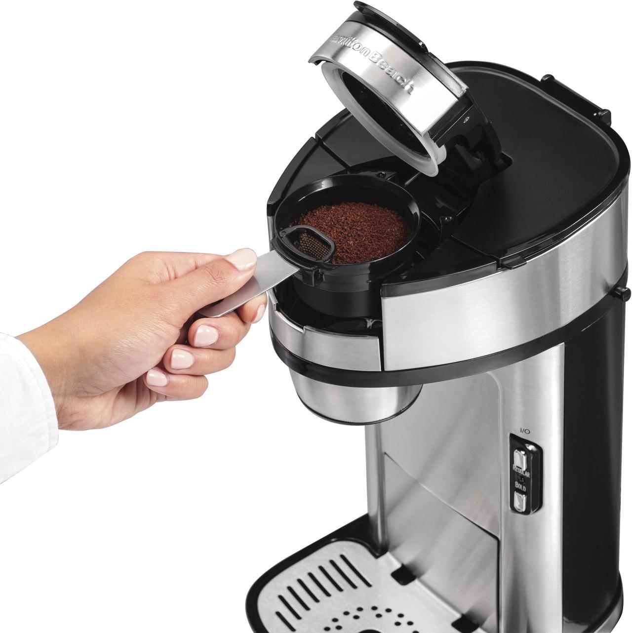 Alt view image 6 of 7 - Hamilton Beach The Scoop Single-Serve Coffee Maker 49981R