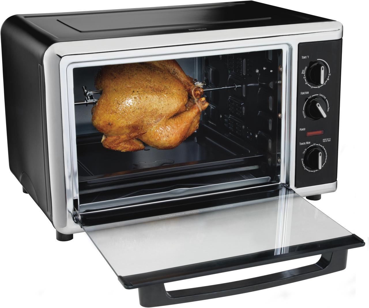Alt view image 7 of 10 - Hamilton Beach 31105 Counter Top Convection Oven/Rotisserie