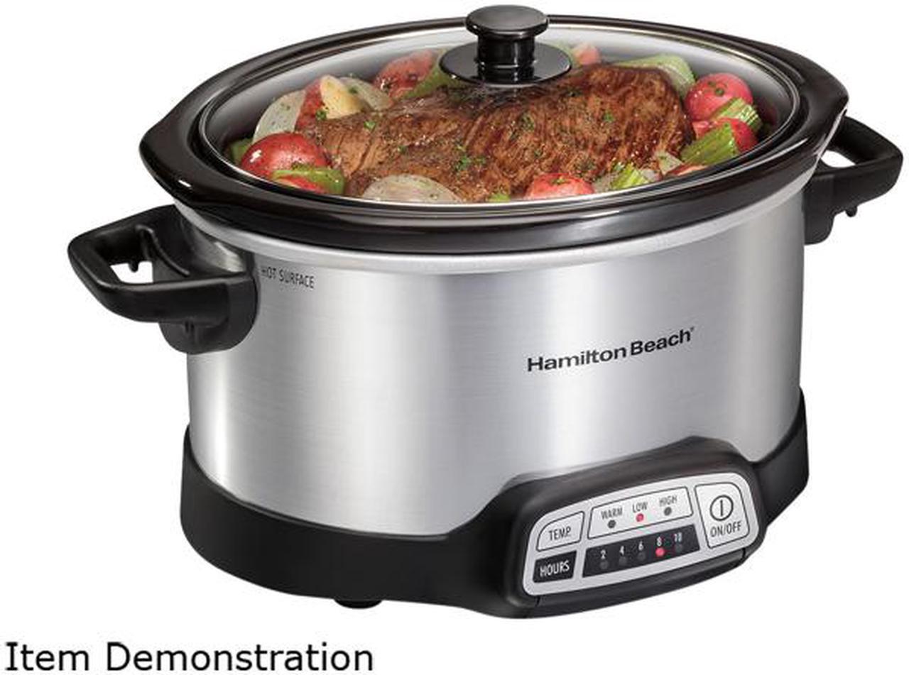 Alt view image 2 of 2 - Hamilton Beach 33443 4 Quart Programmable Slow Cooker