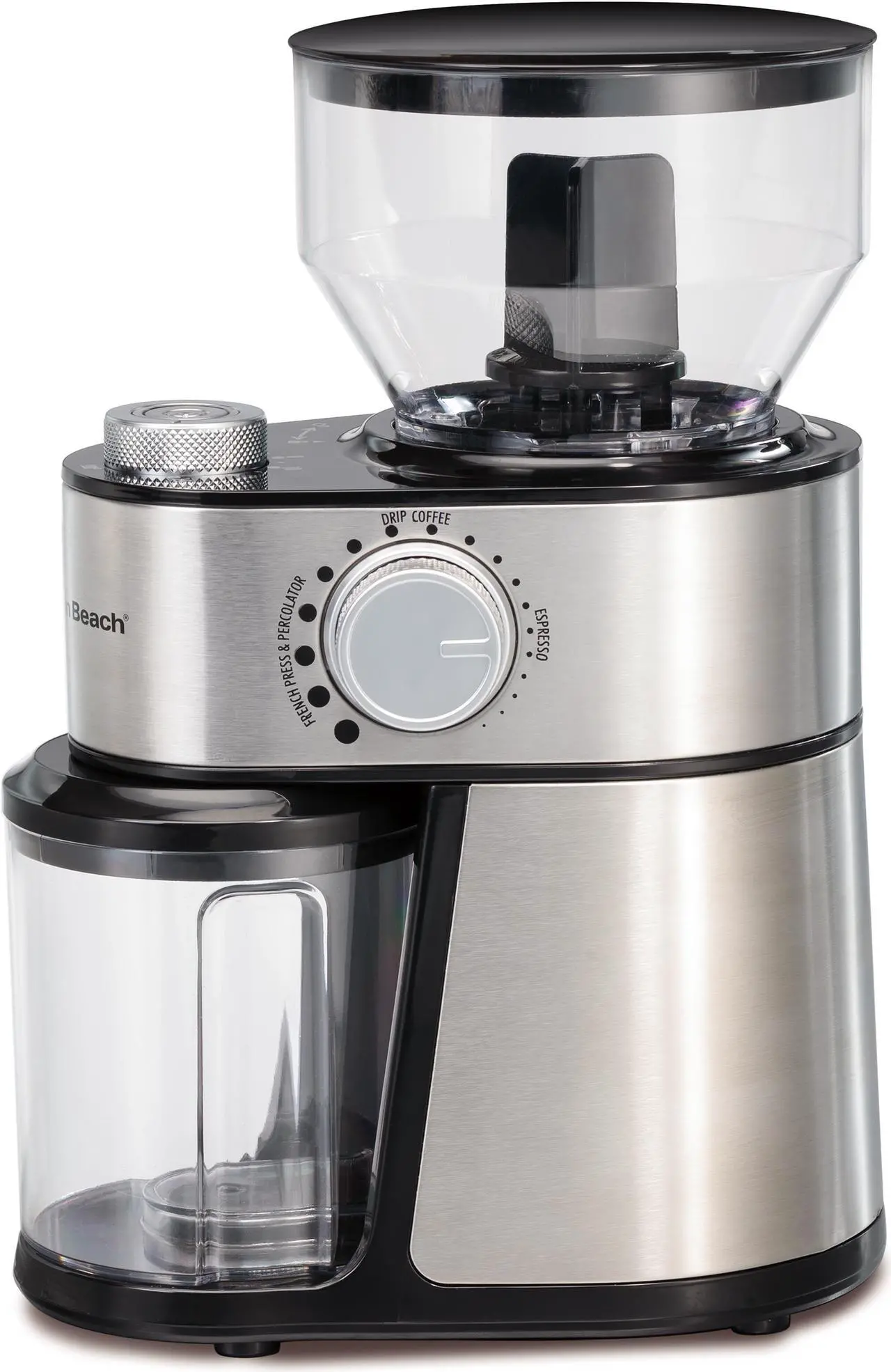 Alt view image 3 of 8 - Hamilton Beach Burr Coffee Grinder, 80385
