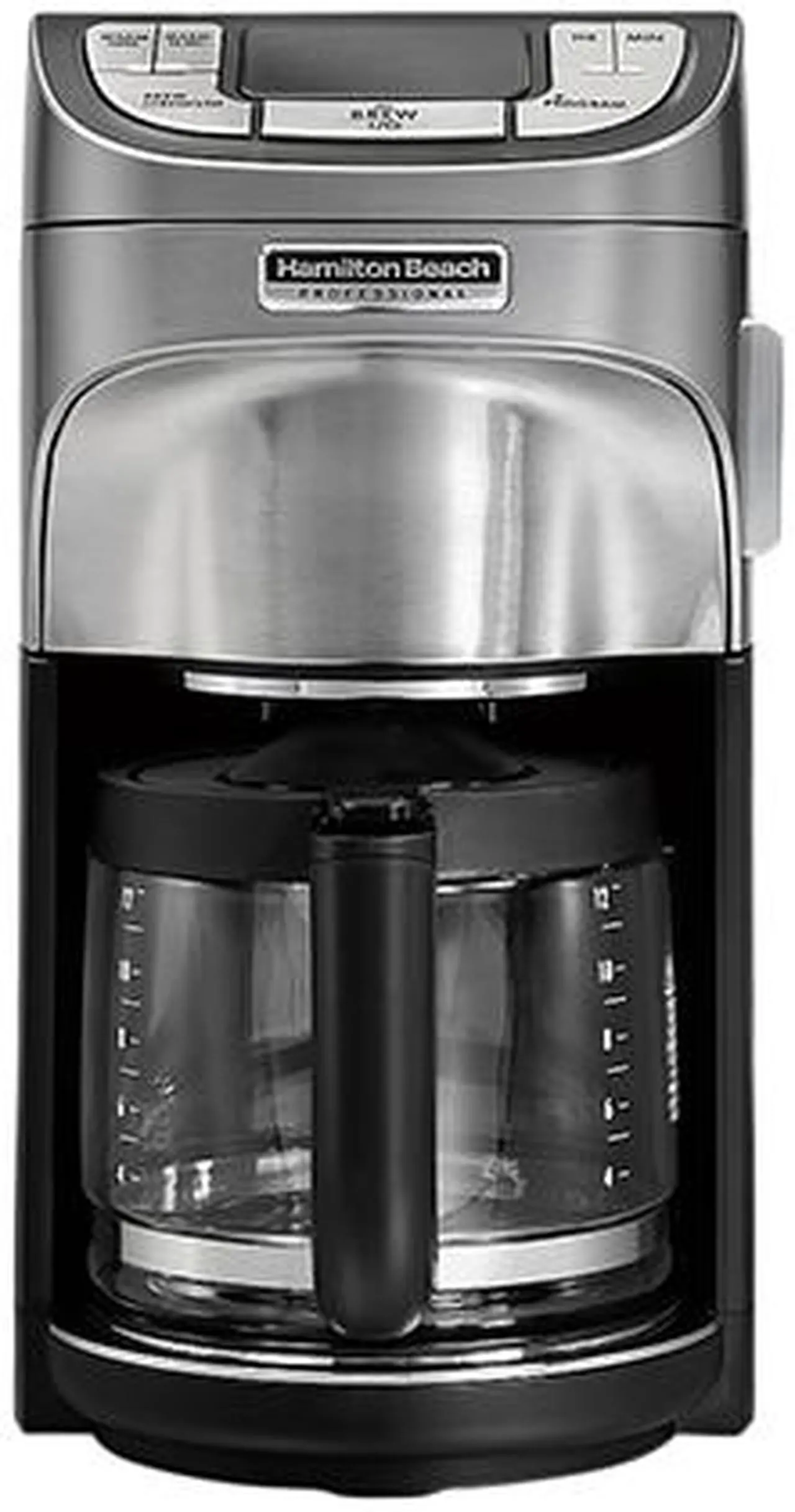 Alt view image 3 of 4 - Hamilton Beach 49500 Silver 12 Cup Professional Programmable Coffee Maker Silver