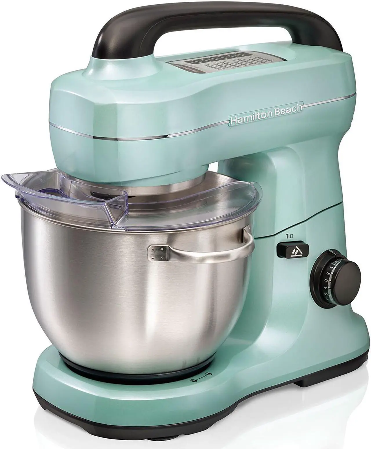 Hamilton Beach 63397 4 Quart 7 Speed Stand Mixer Aqua