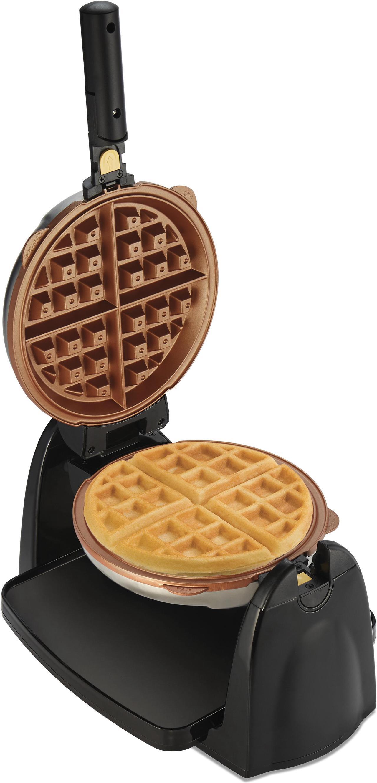 Alt view image 3 of 6 - Hamilton Beach 26133 Durathon Removable-Grid Belgian Waffle Maker