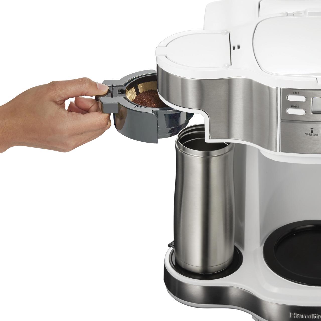 Alt view image 3 of 8 - Hamilton Beach® 2-Way Programmable Coffee Maker