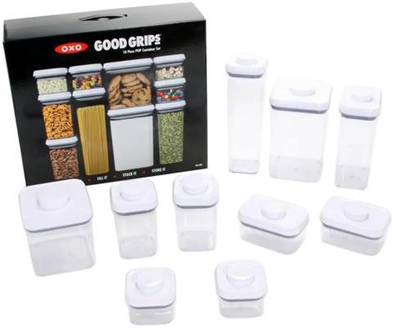 Alt view image 16 of 16 - OXO 1165700 Good Grips 10-Piece POP Container Set
