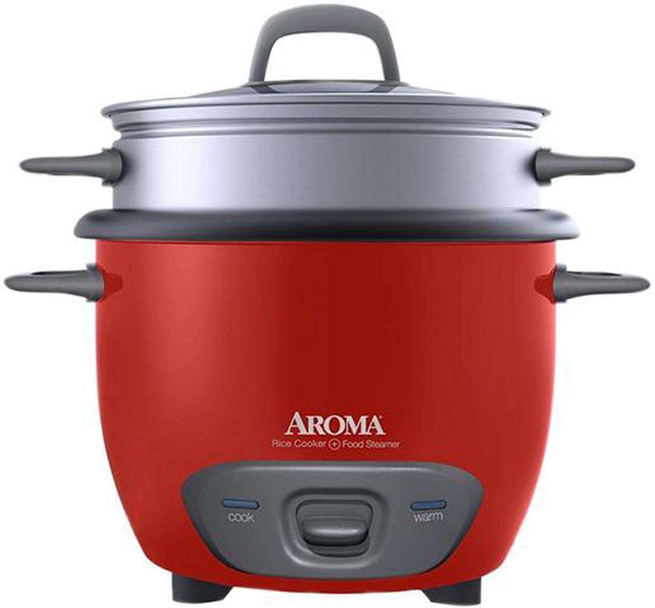 Main image of AROMA ARC-747-1NGR Red 7 Cups (Uncooked)/14 Cups (Cooked) Pot-Style Rice Cooker