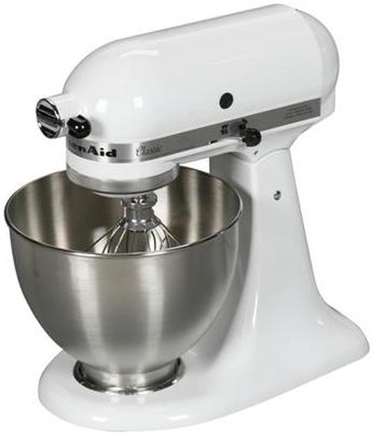 Alt view image 2 of 6 - KitchenAid Classic 4.5 Qt. Tilt-Head Stand Mixer K45SSWH