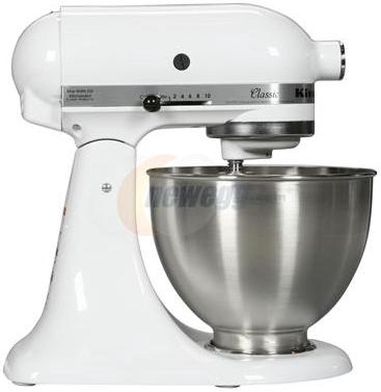 Alt view image 3 of 6 - KitchenAid Classic 4.5 Qt. Tilt-Head Stand Mixer K45SSWH
