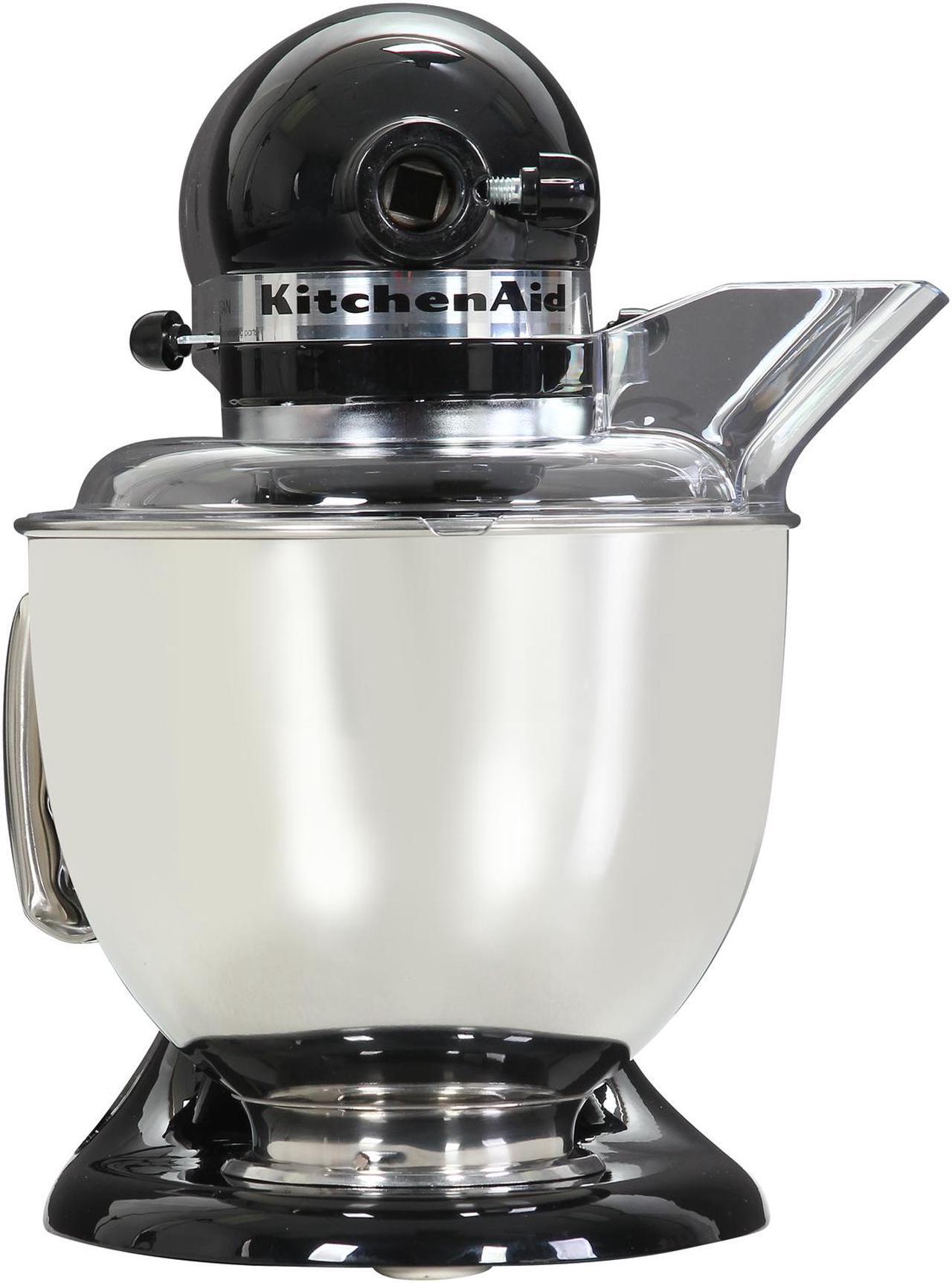 Alt view image 3 of 7 - KitchenAid KSM150PSOB Artisan Stand Mixer with Pouring Shield, 5 Quarts, Onyx Black