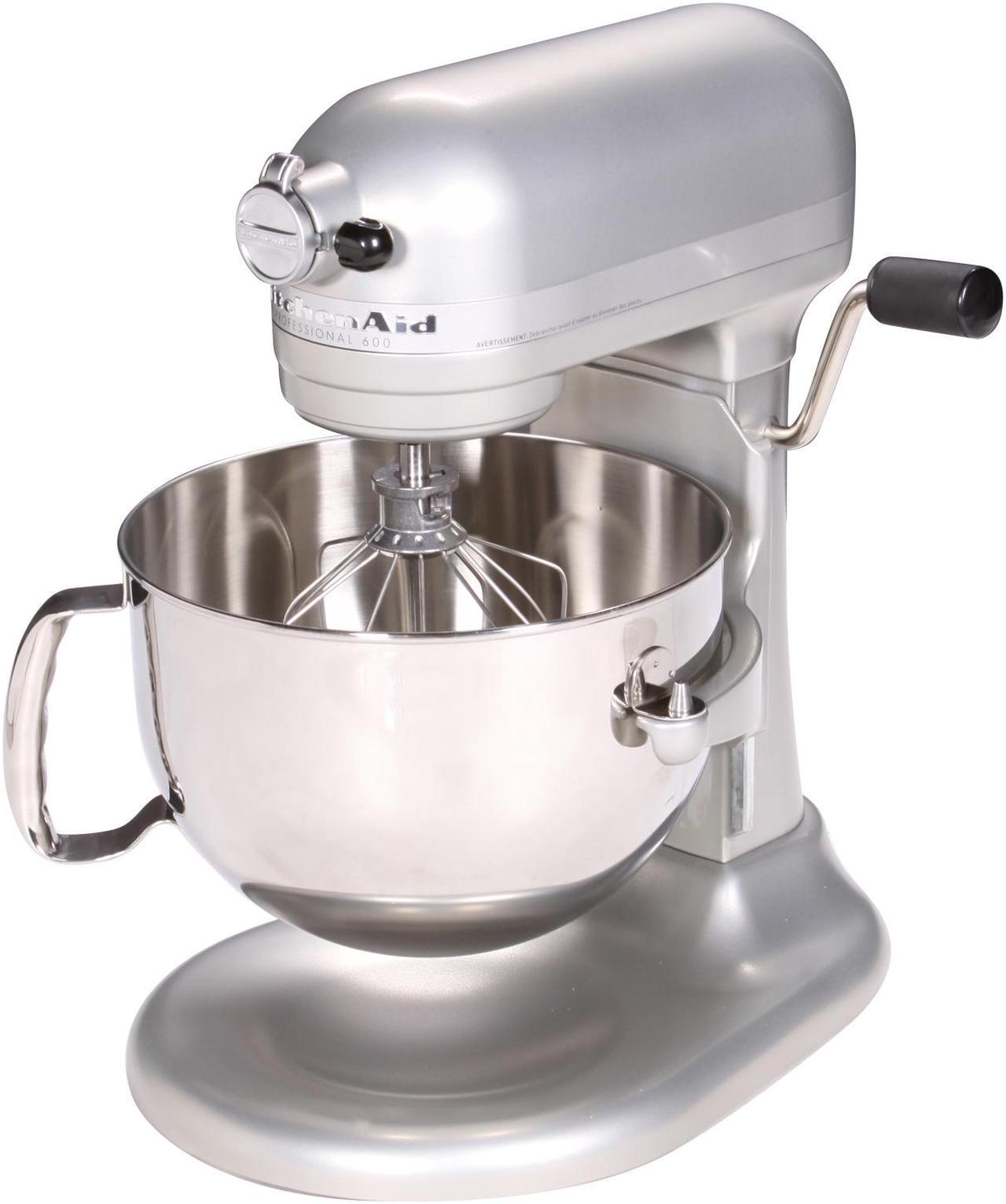 KitchenAid Professional 600 Series 6-Quart Stand Mixer Nickel Pearl