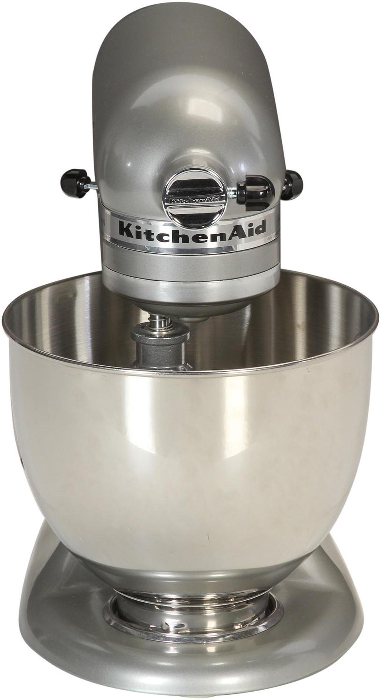 Alt view image 3 of 7 - KitchenAid KSM150PSCU Artisan Series 5-Quart Tilt-Head Stand Mixer Contour Silver