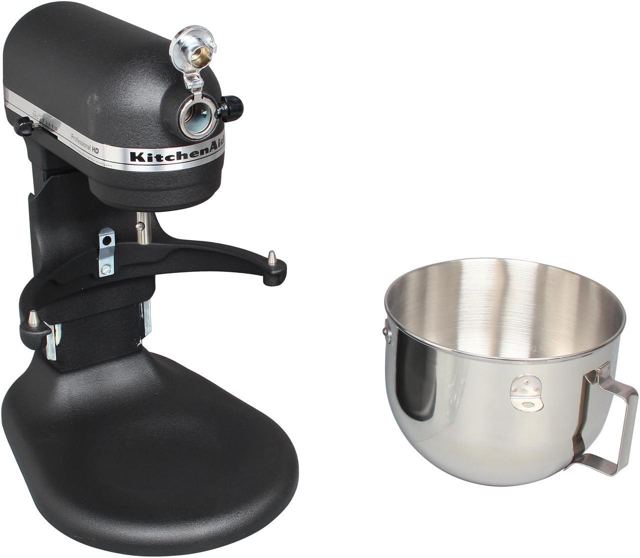 Alt view image 5 of 6 - KitchenAid KG25H0XBK Professional Heavy Duty Series Stand Mixer Imperial Black
