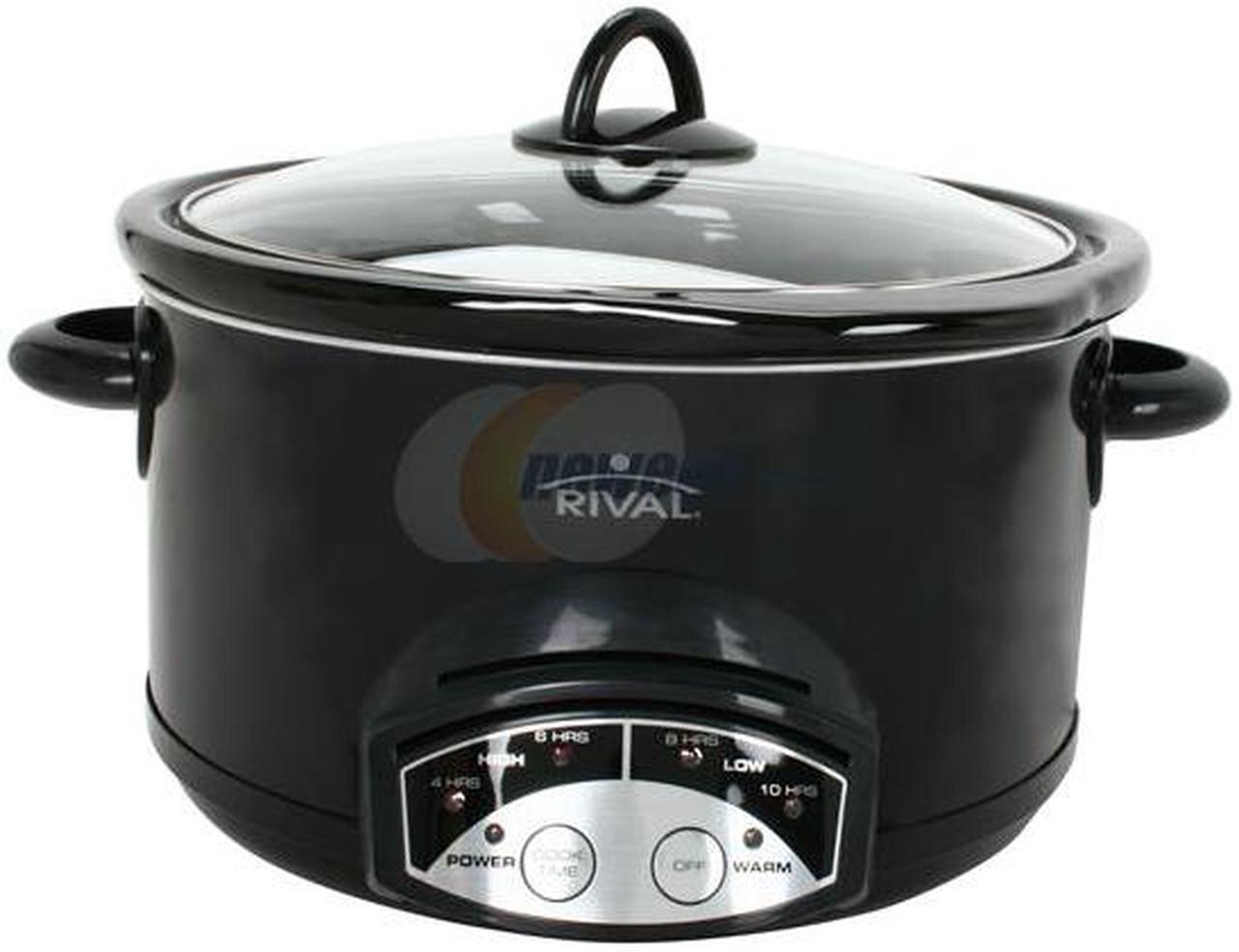 Main image of RIVAL SCRP500B-RIV Black 5 Qt. 5 Quart "Smart Pot" Slow Cooker