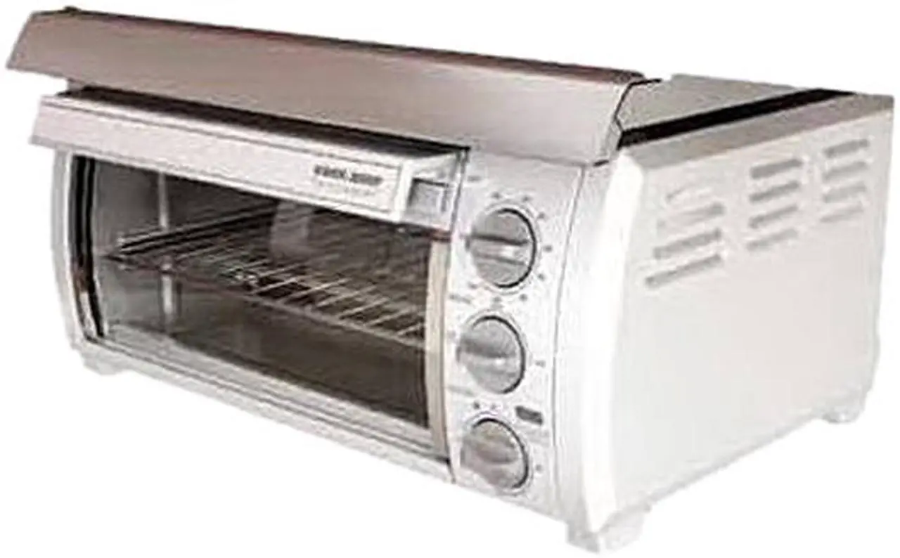 Alt view image 2 of 2 - Black & Decker TROS1500 White SpaceMaker Toaster Oven