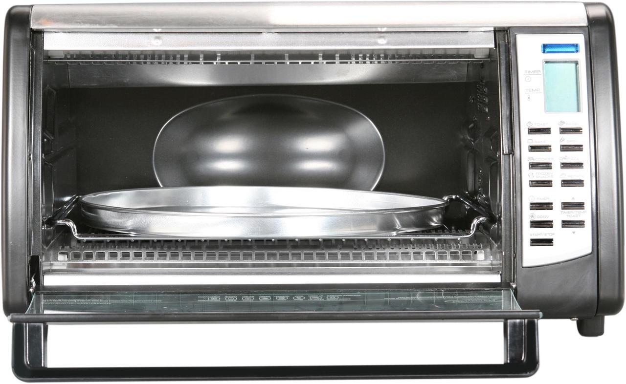 Alt view image 2 of 7 - Black & Decker CTO6305 Black Digital Convection Toaster Oven