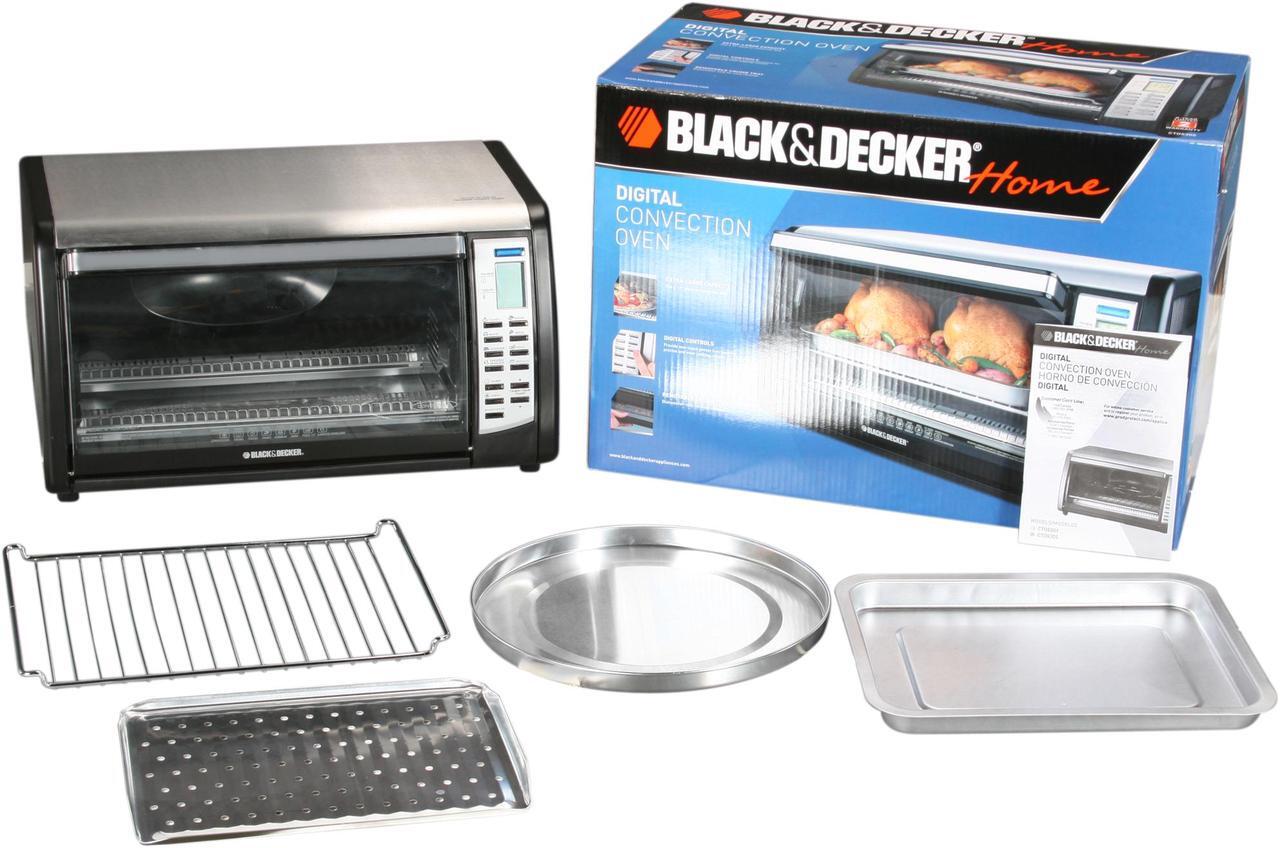Alt view image 7 of 7 - Black & Decker CTO6305 Black Digital Convection Toaster Oven