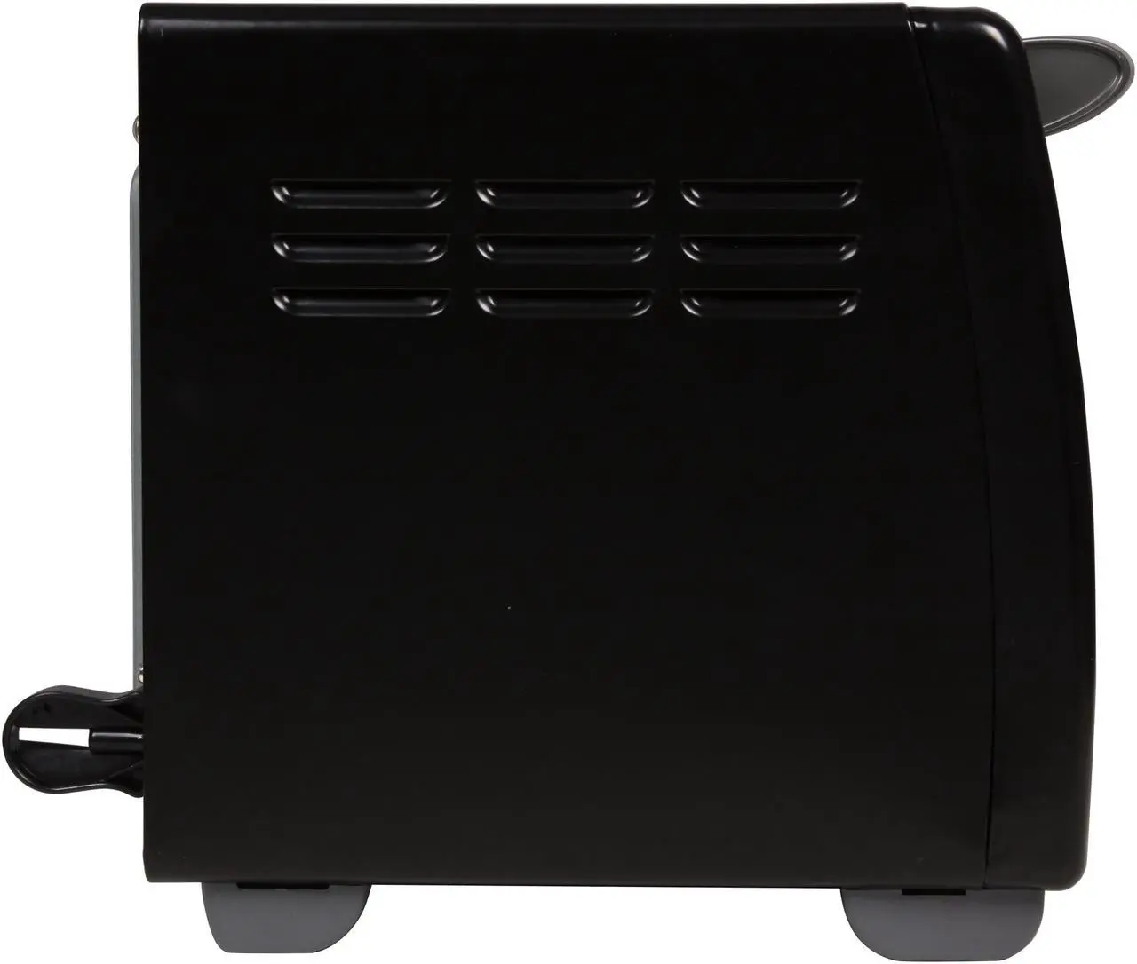 Alt view image 3 of 7 - Black & Decker TRO4075B Black 4-Slice Toaster Oven With Convection