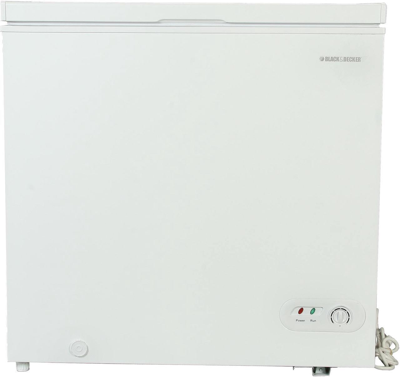 Alt view image 2 of 7 - Black & Decker 5.3 Cu. Ft. 5.3 Cu. Ft. Chest Freezer White BFE53