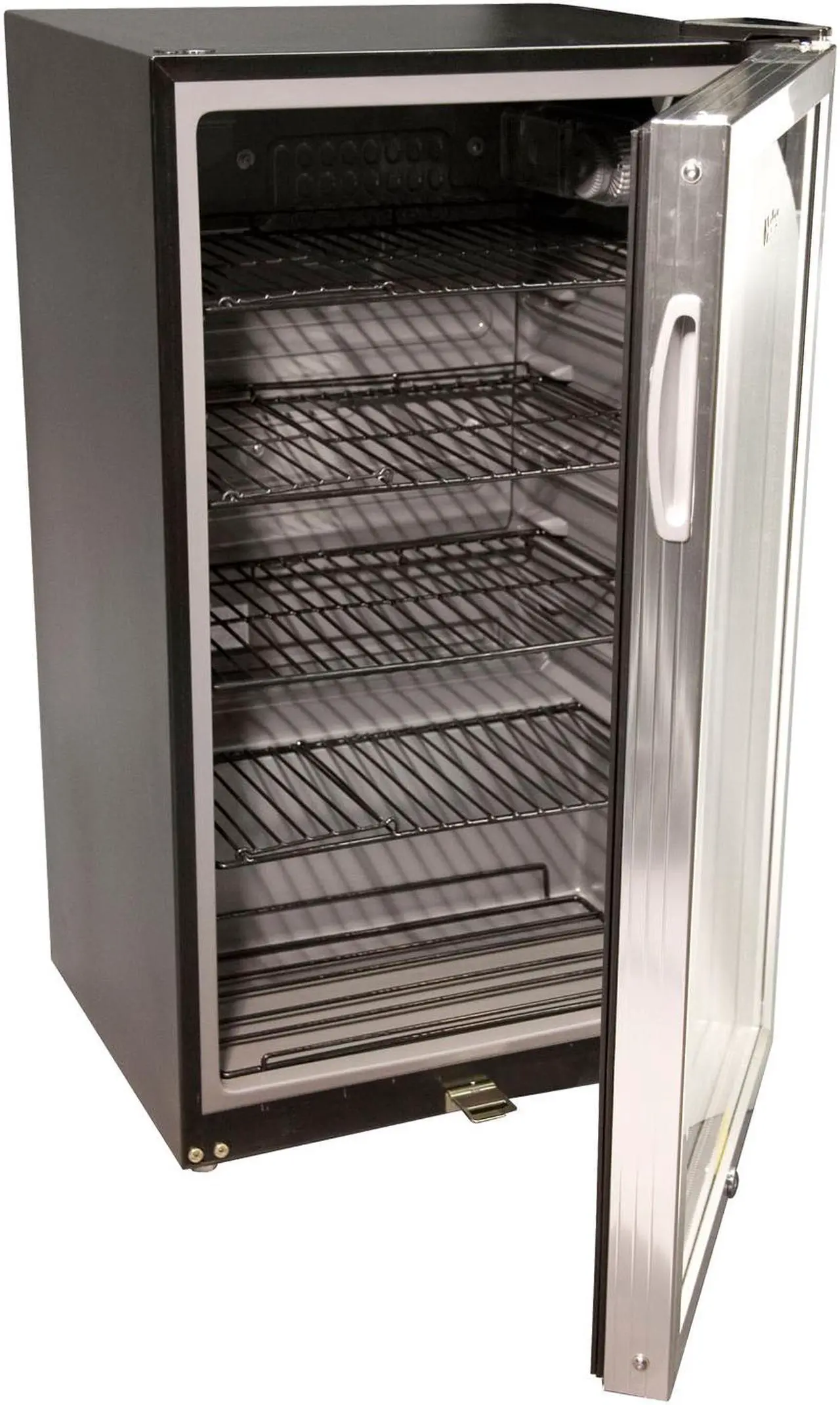 Alt view image 2 of 2 - Haier HC125FVS 125 Can Beverage Center With Automatic Interior Light Black