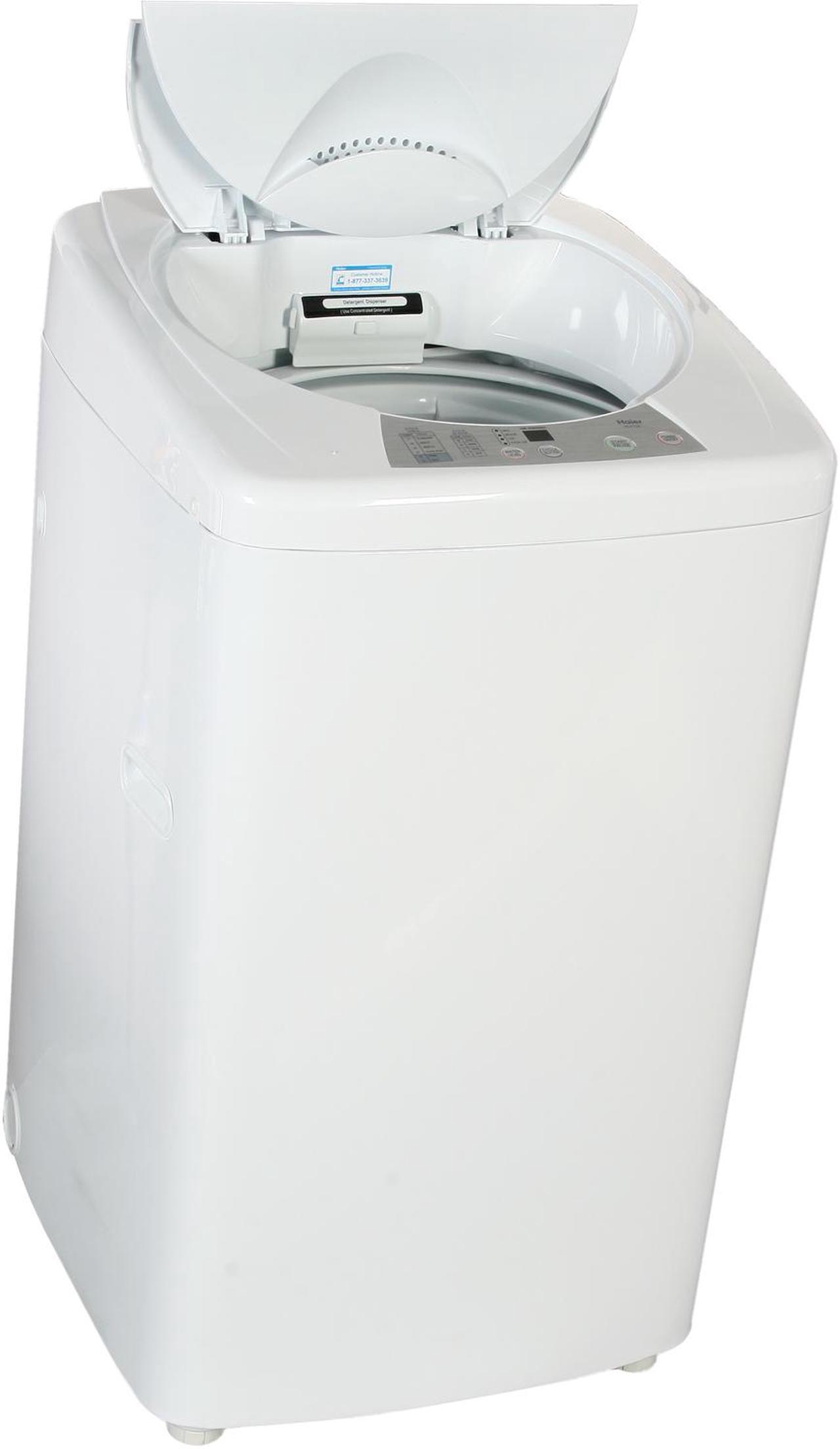 Alt view image 9 of 10 - Haier HLP23E White 1.46 cu. ft. Top-Loading Electronic Touch Pulsator Washing Machine