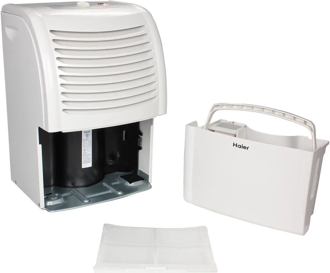 Alt view image 5 of 7 - Haier DM32EJ-L 32-Pint Dehumidifier White