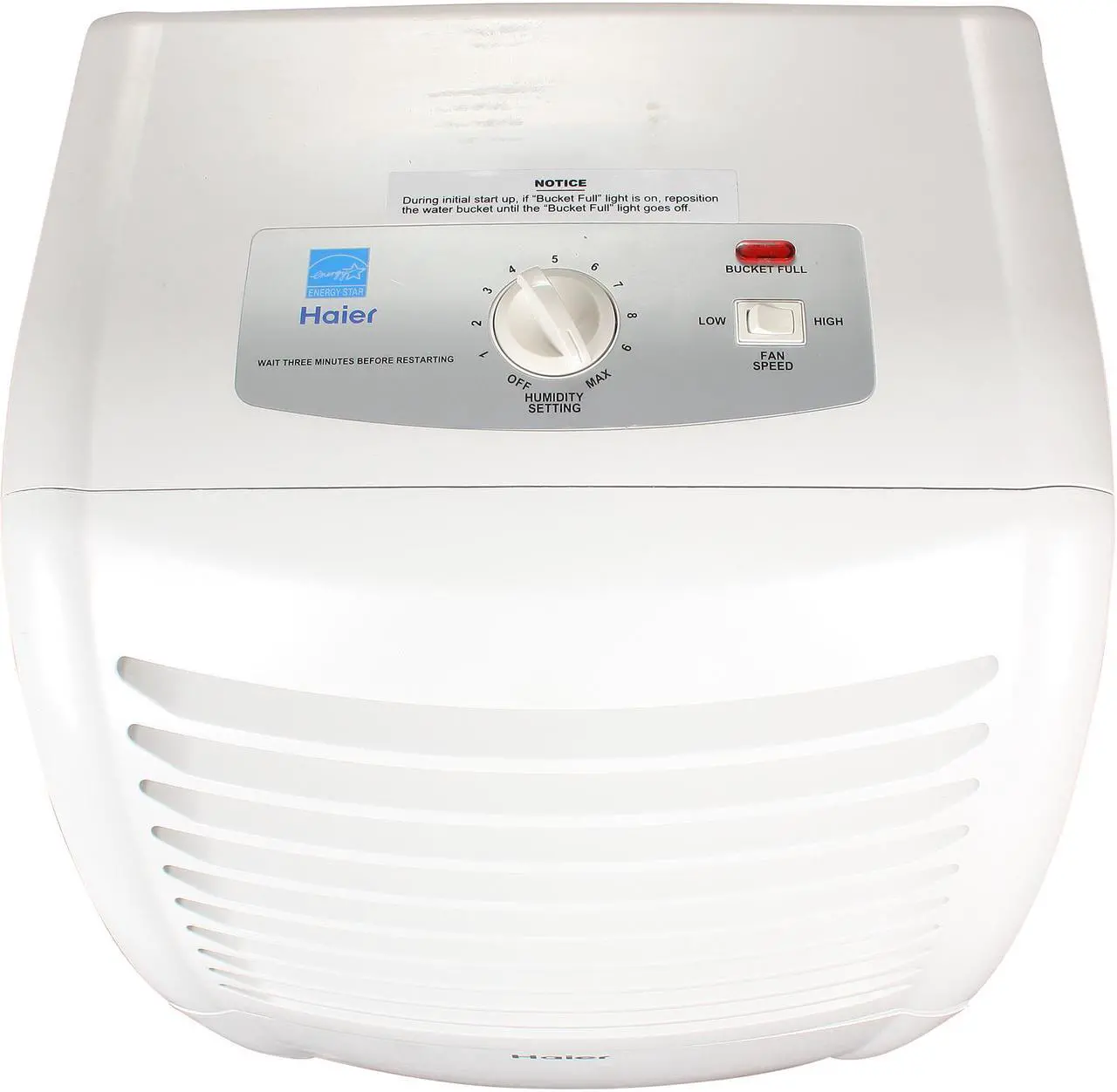 Alt view image 6 of 7 - Haier DM32EJ-L 32-Pint Dehumidifier White