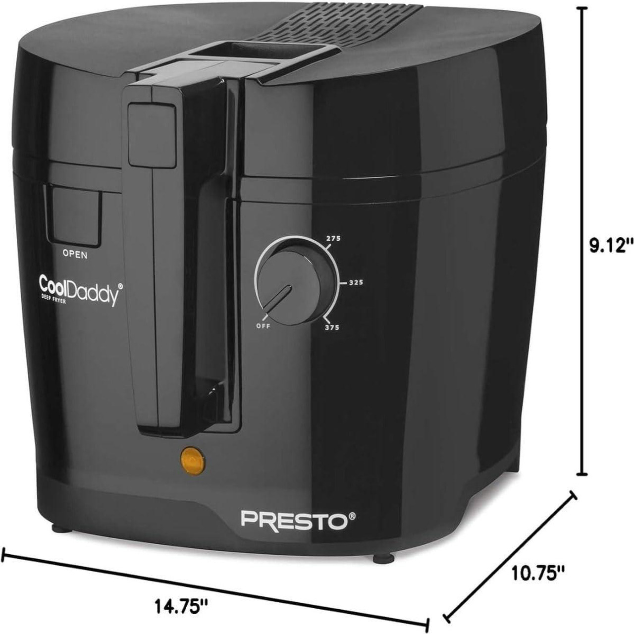 Open Box: PRESTO 05442 Professional CoolDaddy Cool-touch Deep Fryer, Black - Newegg.com - Open Box condition - Image 13