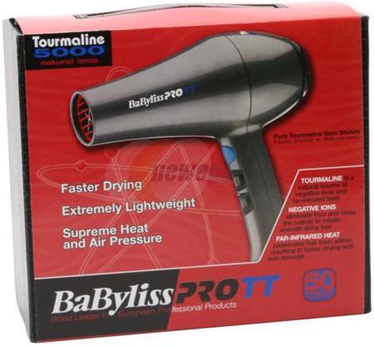 Alt view image 5 of 5 - BaByliss PRO TT BABTM5586 Tourmaline 5000 Professional Hair Dryer