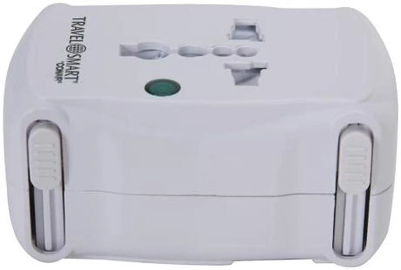 CONAIR TS237AP All-in-One Travel Adapter Plug with Built-in Surge - Travel Smart All In One Adapter With Usb