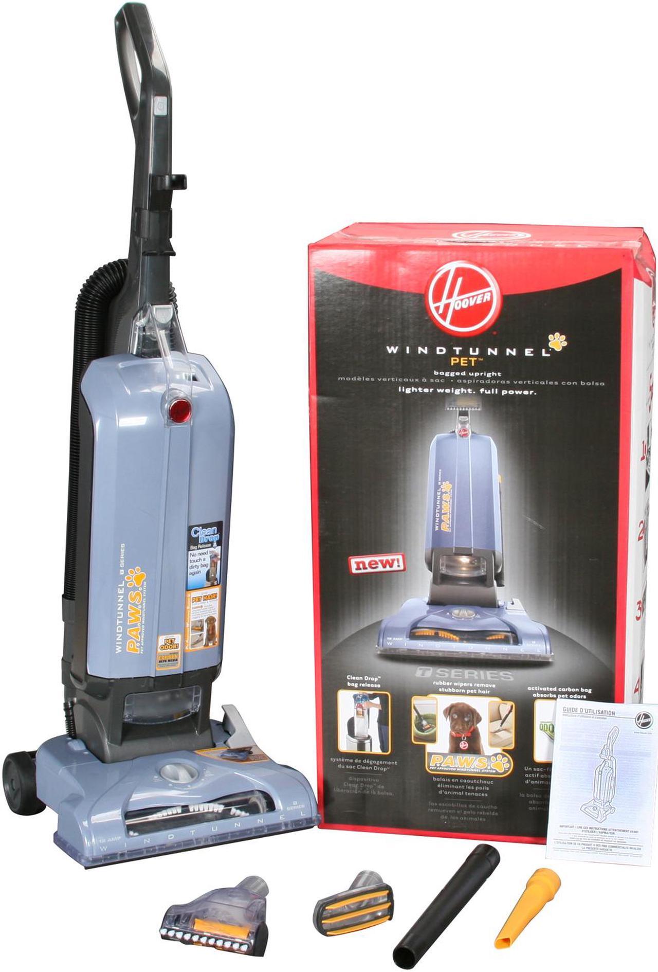 Hoover WindTunnel T-Series Pet Bagged Upright Vacuum Cleaner, UH30310