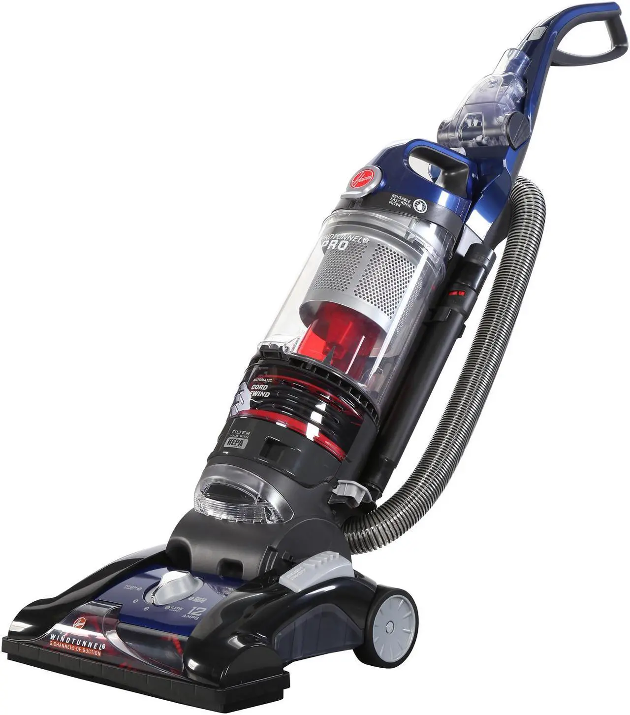 Alt view image 2 of 9 - Hoover WindTunnel 3 Pro Bagless Upright Vacuum Carpet Cleaner (Lightly )