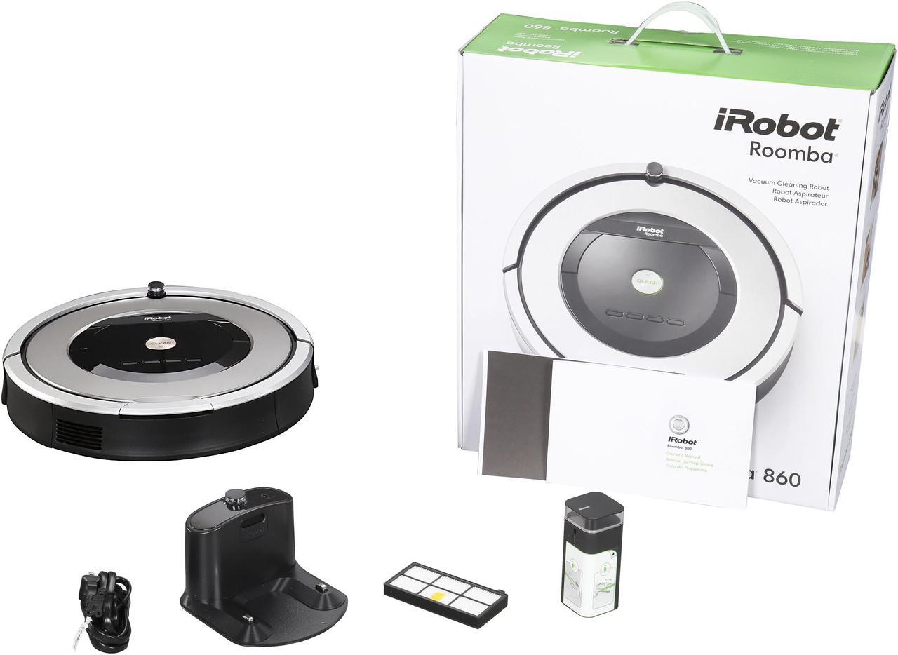 Alt view image 10 of 9 - iRobot Roomba 860 Vacuum Cleaning Robot with AeroForce Performance Cleaning System
