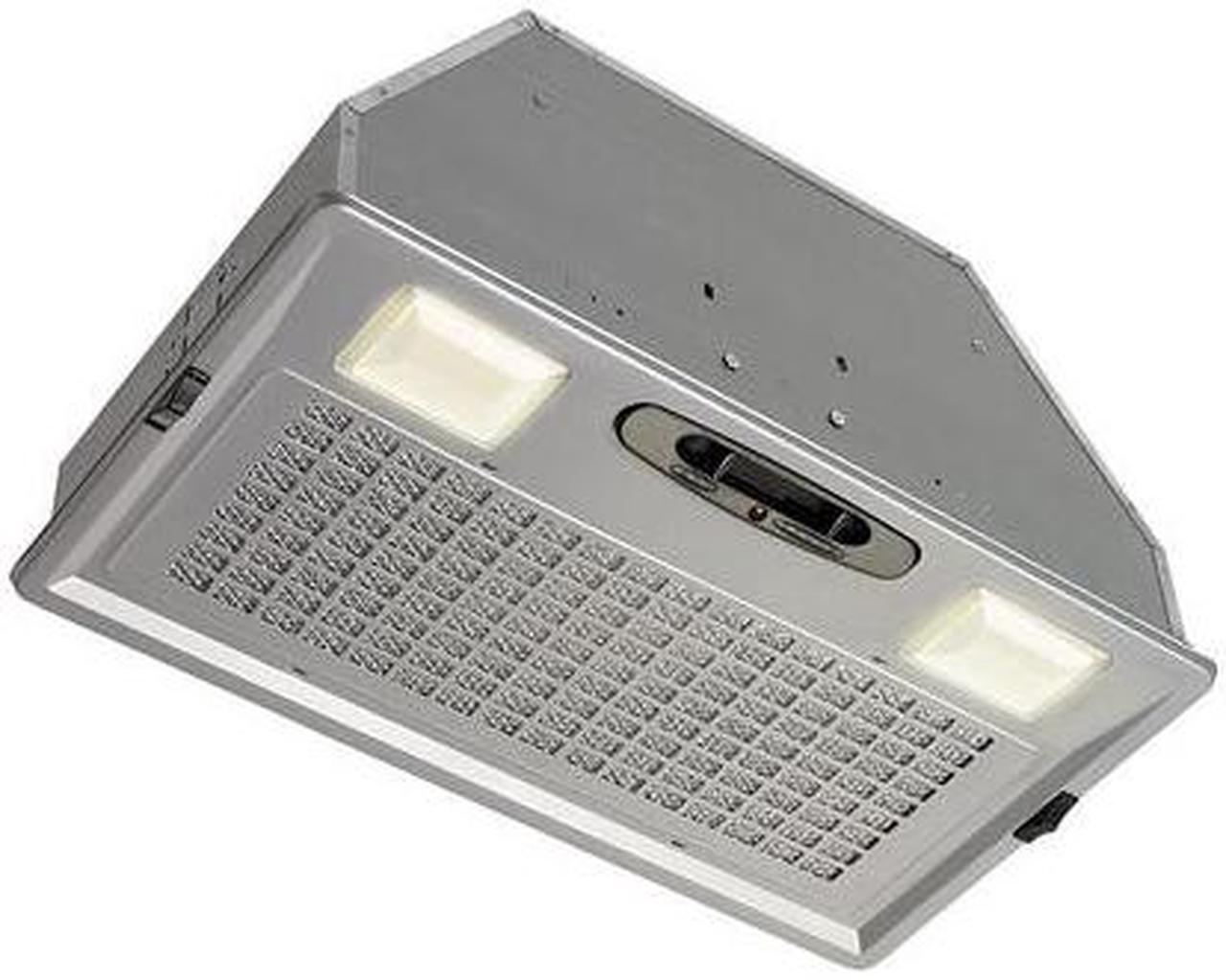 Main image of Broan 20-1/2-Inch Custom Range Hood Power Pack, Silver Finish PM390