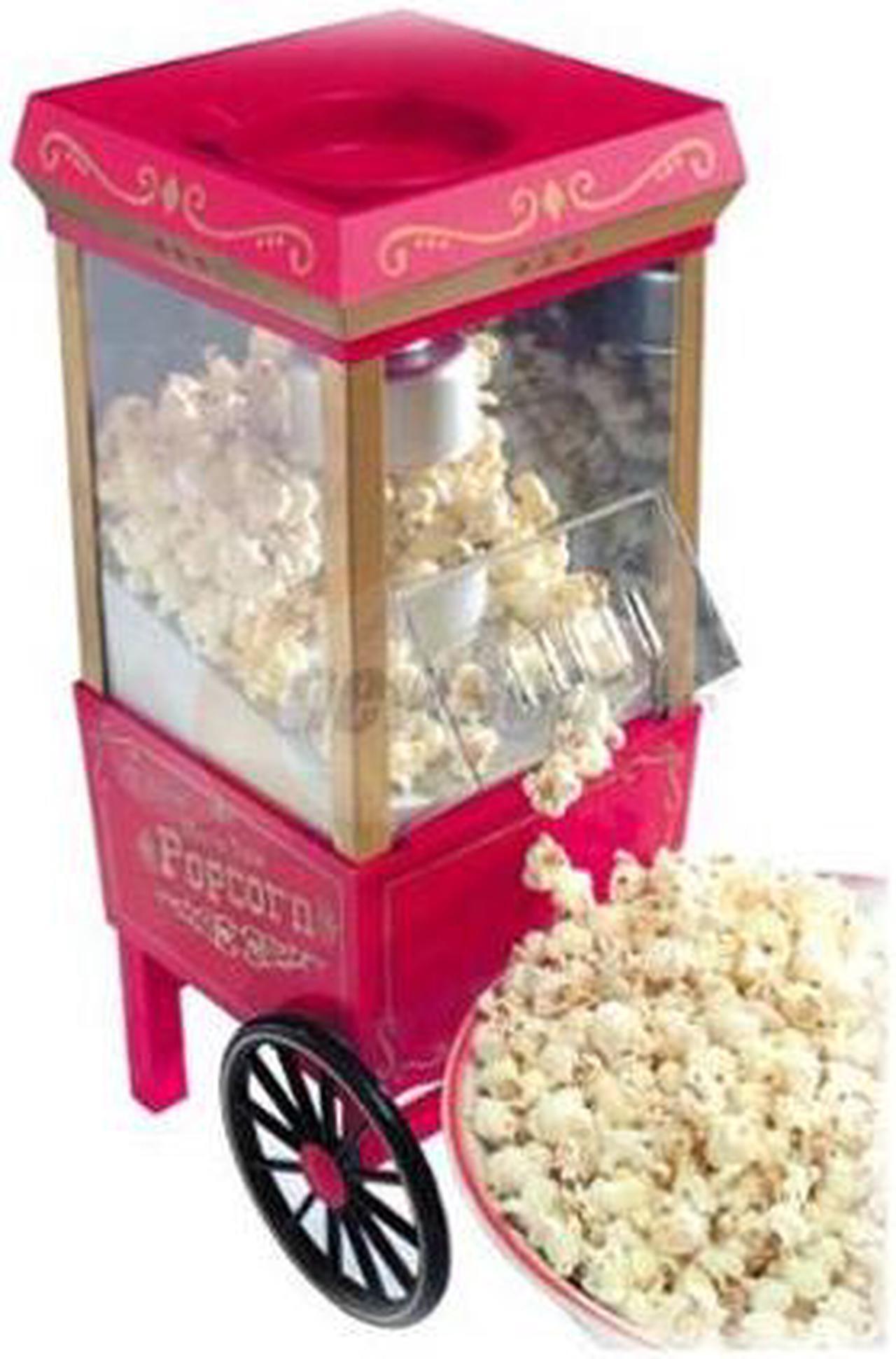 Main image of NOSTALGIA ELECTRICS CCP509 Red 59" Tall Old Fashioned Popcorn Maker Cart