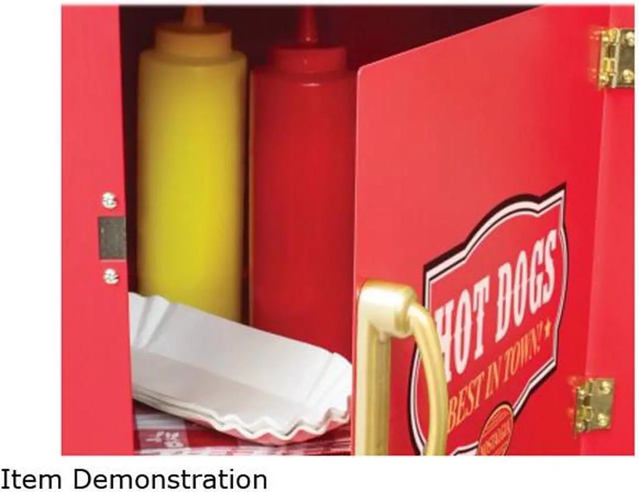Alt view image 5 of 7 - Nostalgia HDF510 54-Inch Tall Hot Dog Ferris Wheel Cart