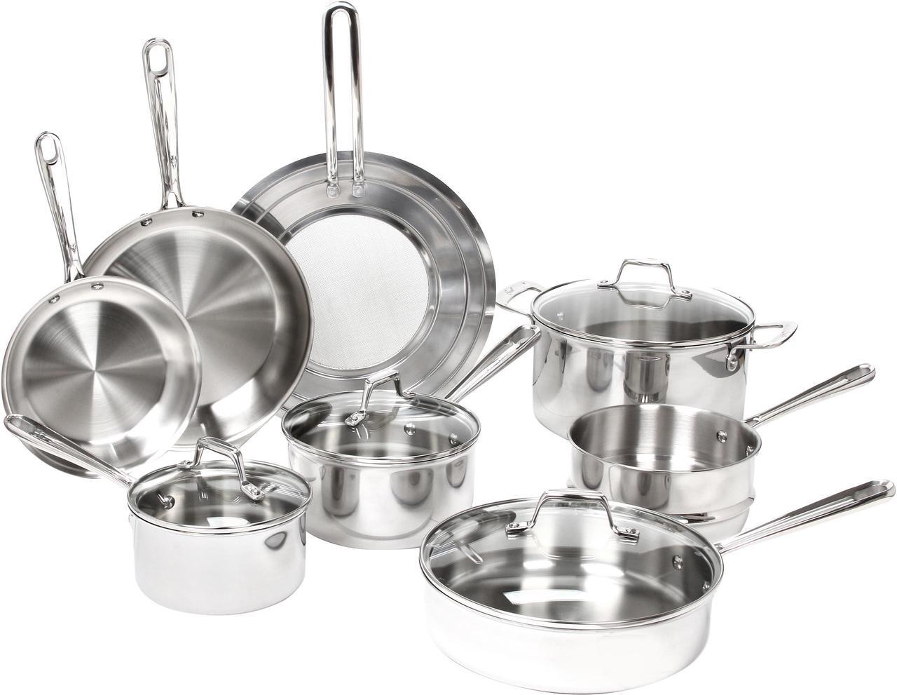 Main image of Emeril by All-Cald Pro-Clad Stainless Steel 12-Piece Set