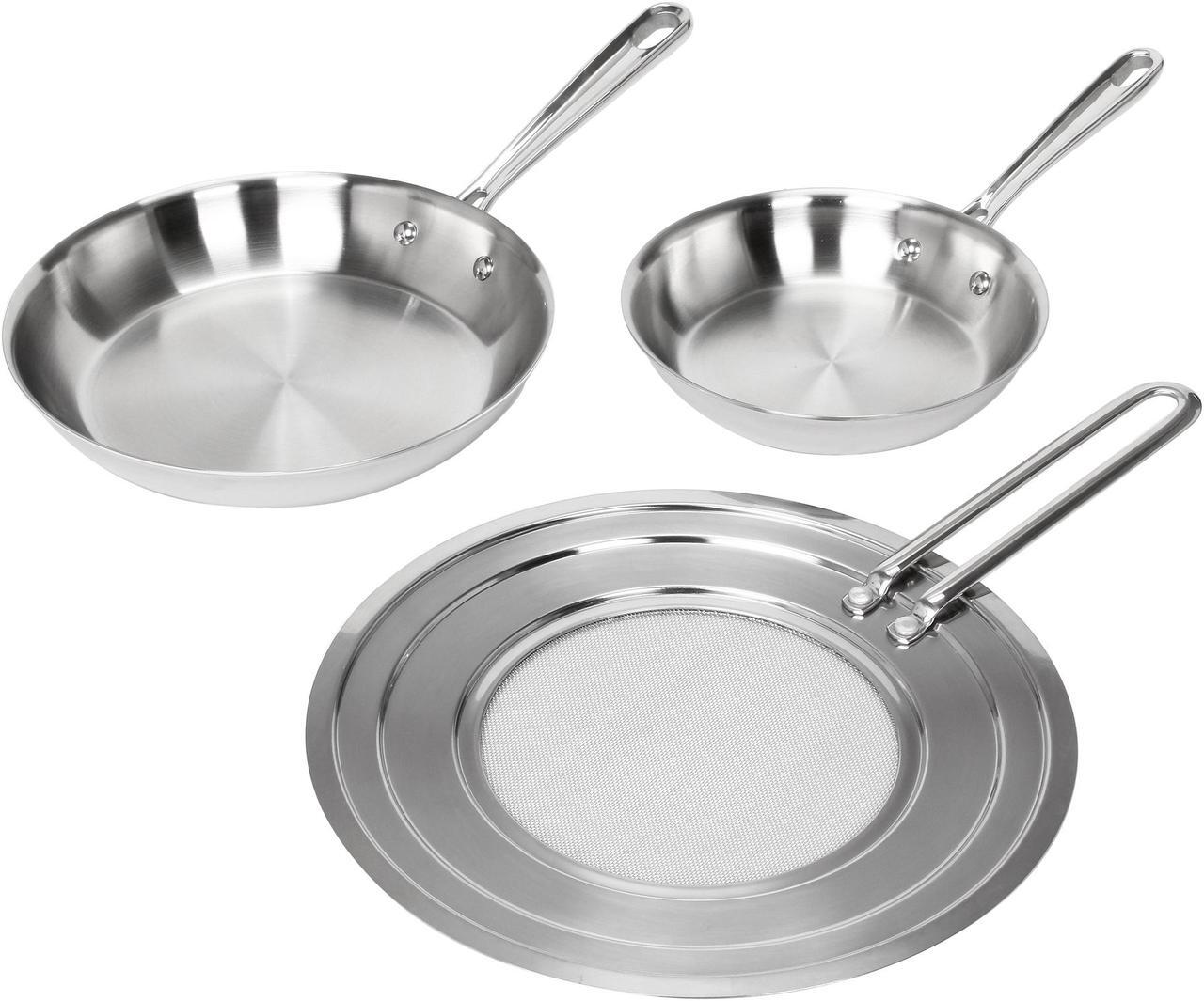 Alt view image 4 of 9 - Emeril by All-Cald Pro-Clad Stainless Steel 12-Piece Set