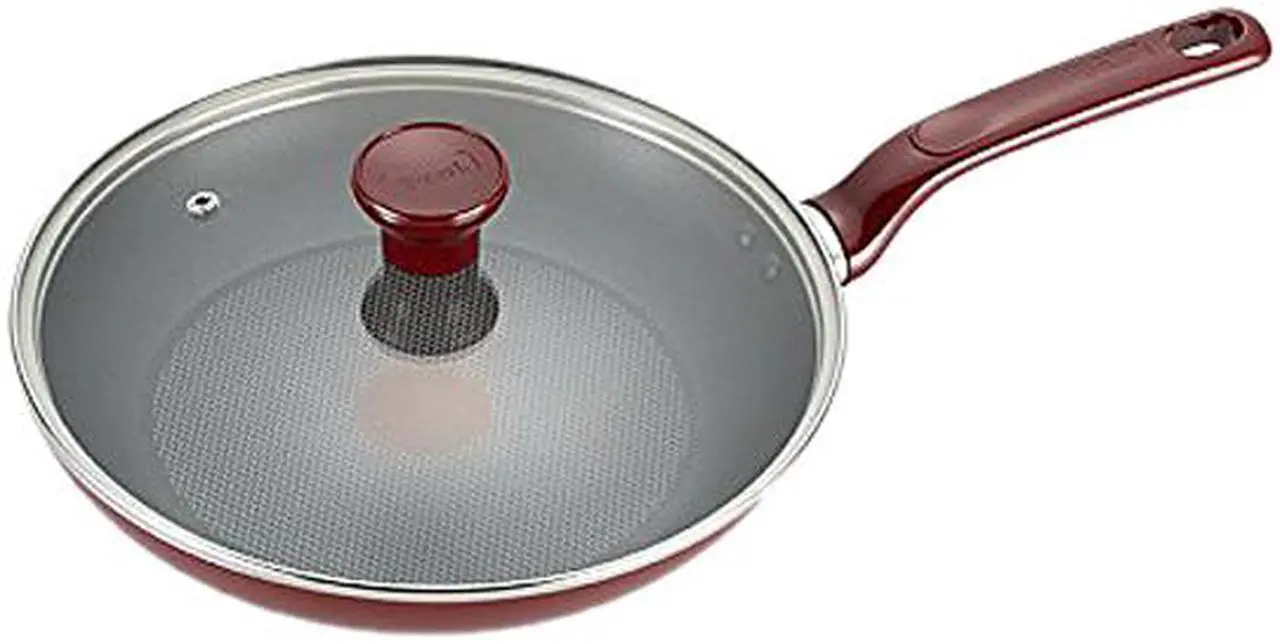 Alt view image 7 of 7 - T-fal C514SE64 Excite Nonstick Thermo-Spot Dishwasher Safe Oven Safe PFOA Free Cookware Set, 14-Piece, Red